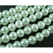 Perla de cristal para el pendiente, diseño del collar de la perla